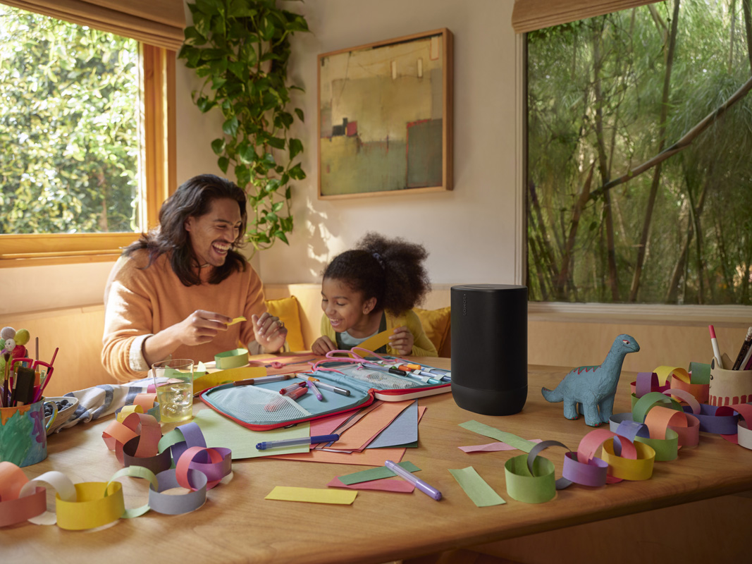 Sonos Move 2 Tragbarer WLAN- und Bluetooth-Lautsprecher