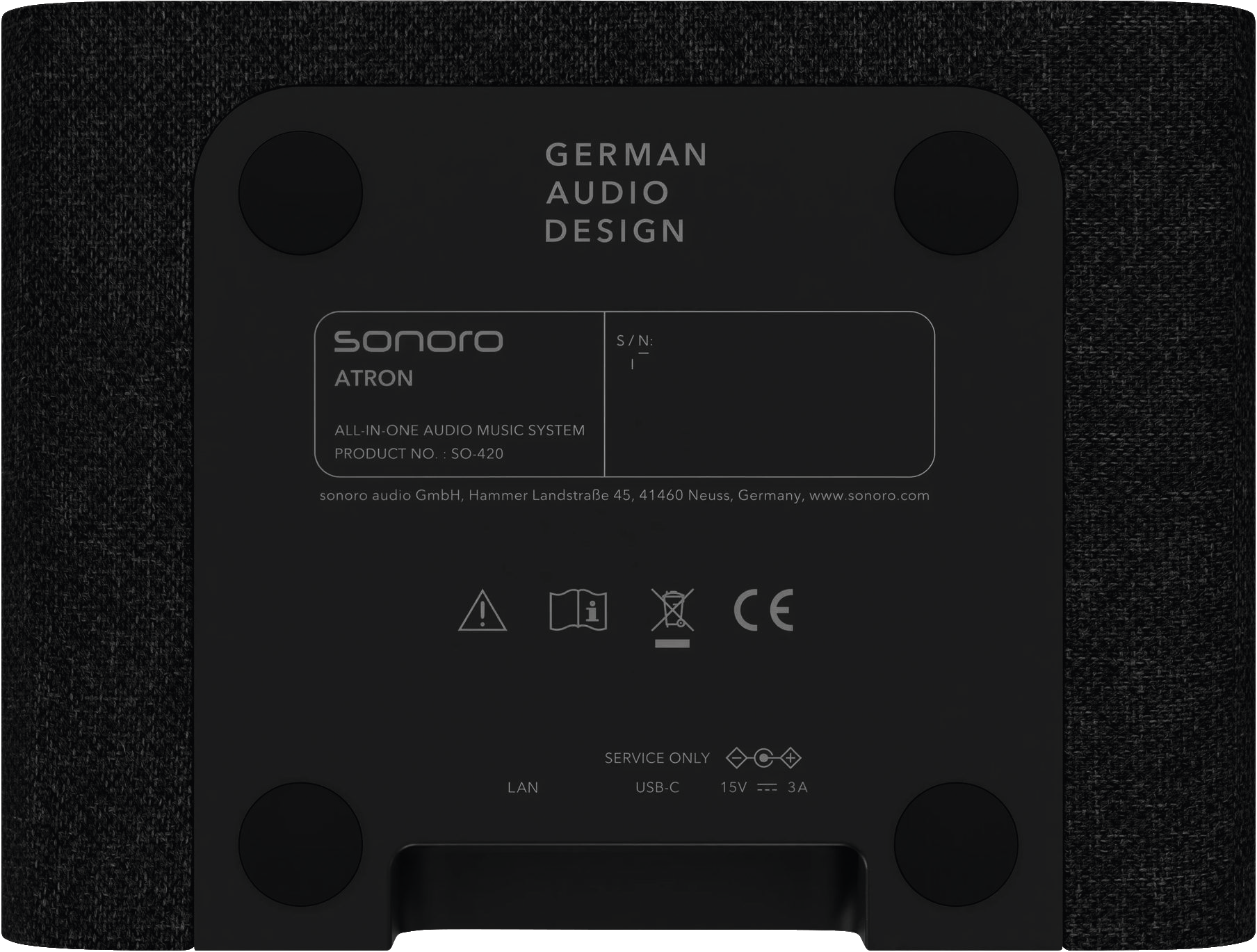 Sonoro ATRON | Stereo-Audiosystem | DAB+/UKW | AirPlay | Bluetooth