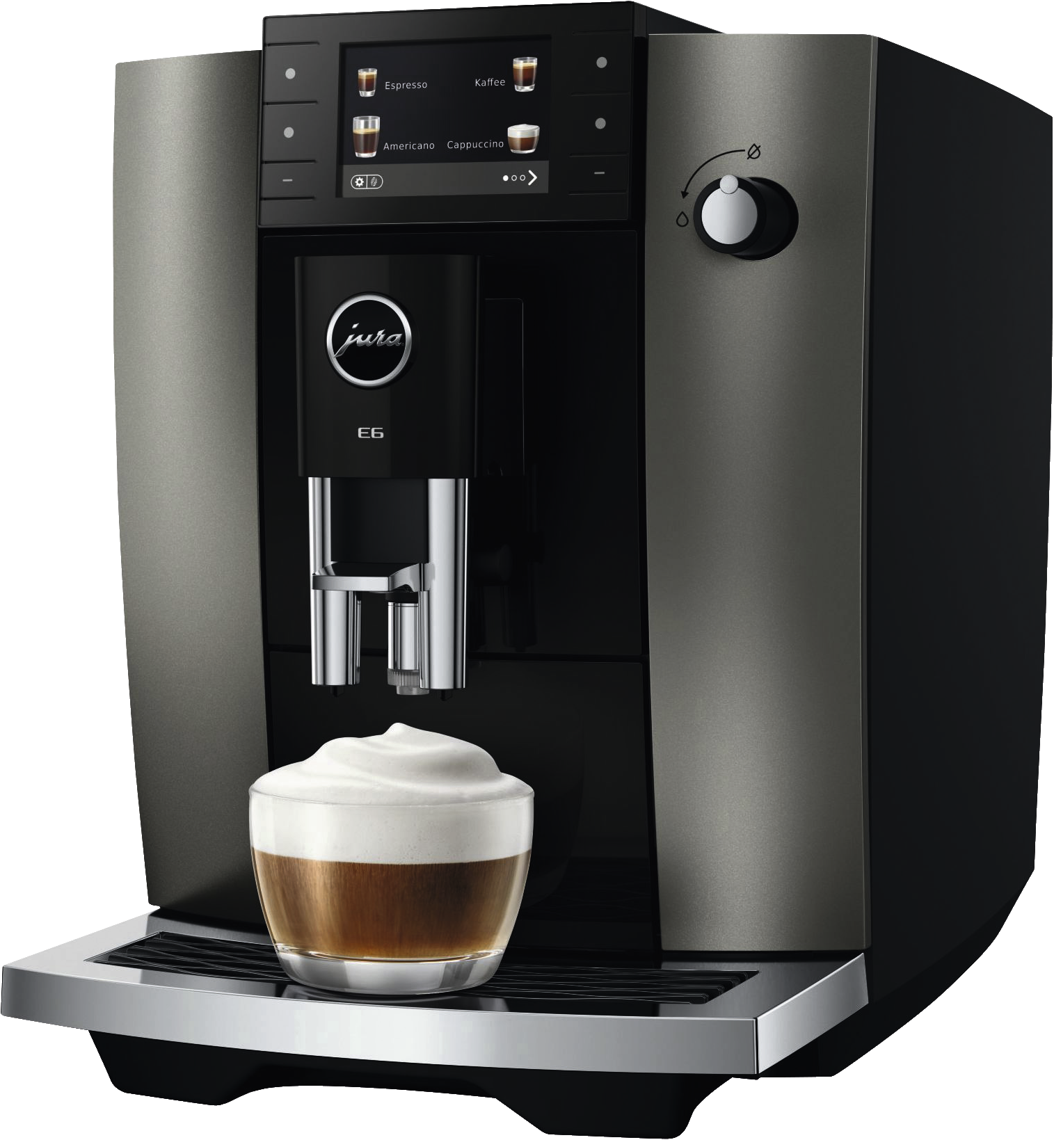 JURA E6 (ED) Dark Inox | Kaffeevollautomat | 15 bar | 1,9l Tank