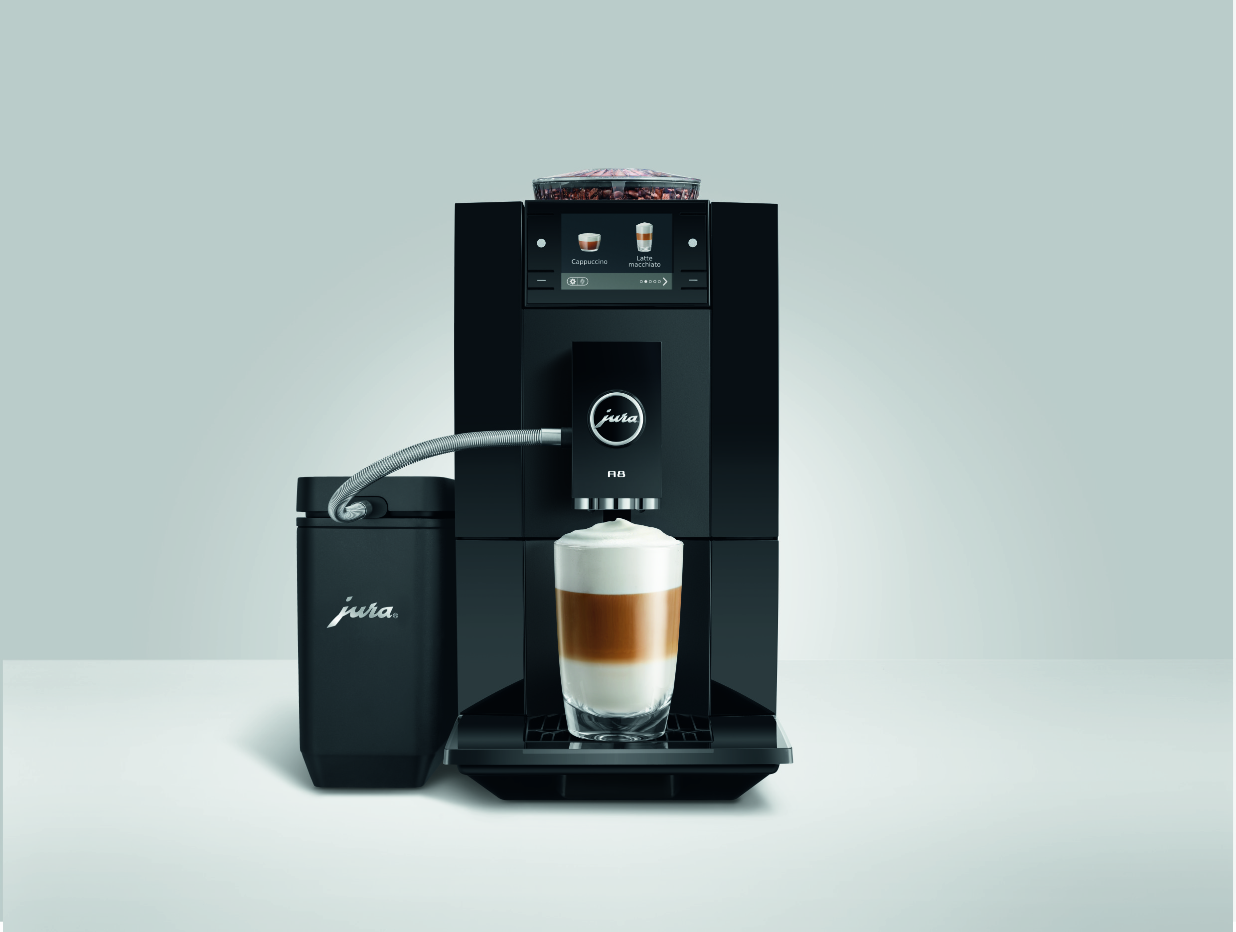 JURA A8 (EA) Piano Black | 15 bar | 0,8 l Tank
