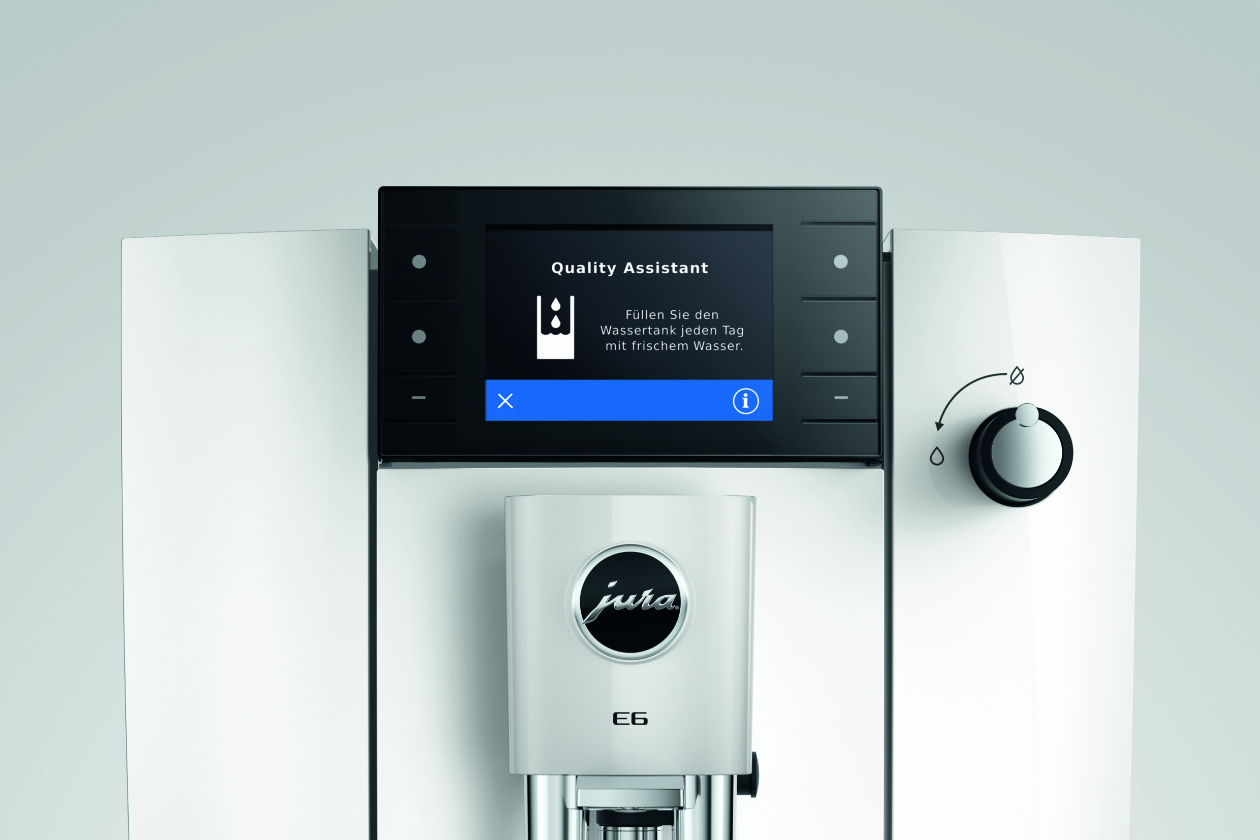 JURA E6 (ED) Piano White | 15 bar | 1,9 l Tank