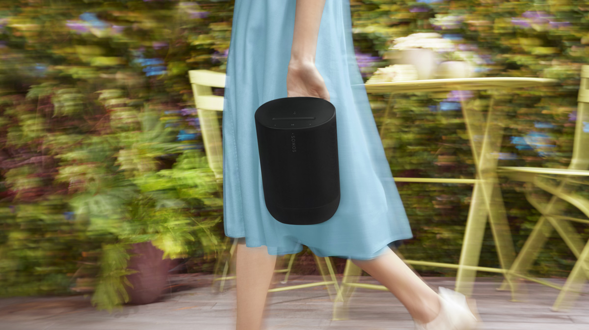 Sonos Move 2 Tragbarer WLAN- und Bluetooth-Lautsprecher