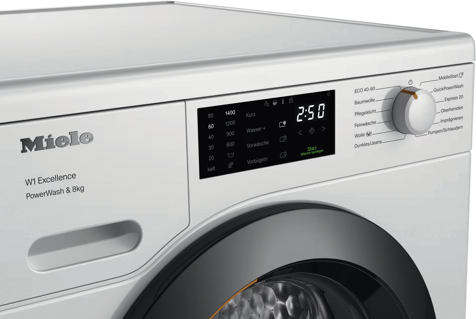 Miele WEB 365 WPS | W1 | 8 kg | 1.400 U/min  | QuickPowerWash | EEK A