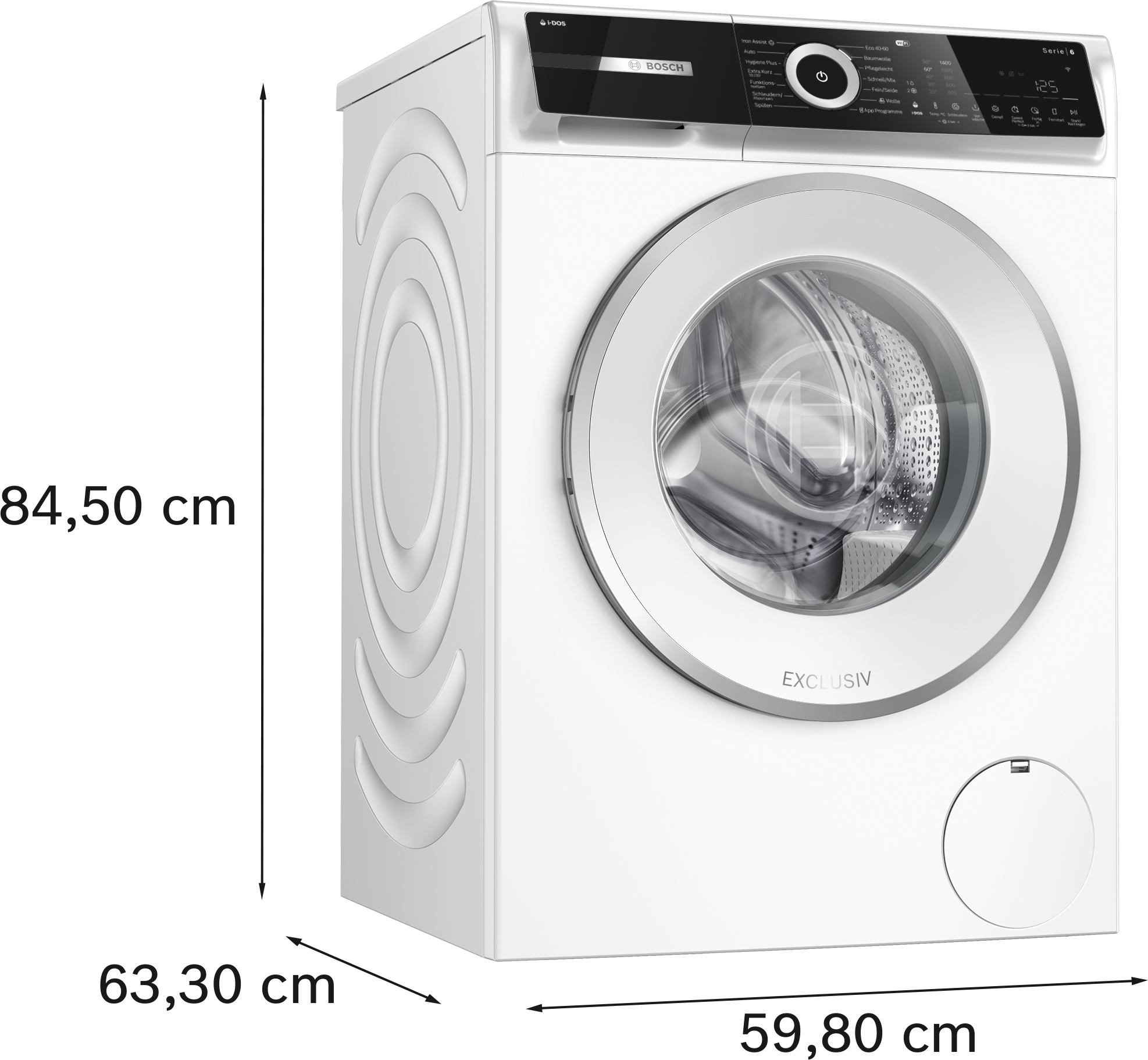 Bosch WGN244A91 Waschmaschine | 9 kg | 1400 U/min | i-DOS | Iron Assist | Dampf-Option | EEK A