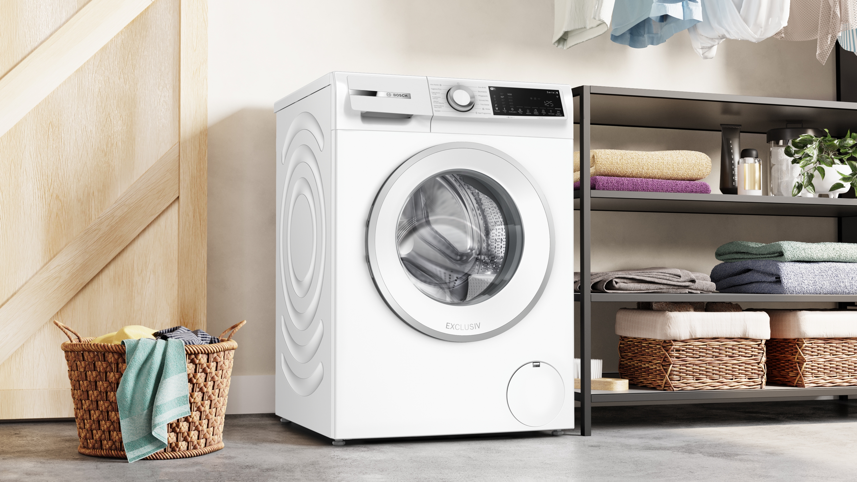 Bosch WGJ24409 Waschmaschine | 9kg | 1400 U/min | Iron Assist | Home Connect | EEK A | 71dB