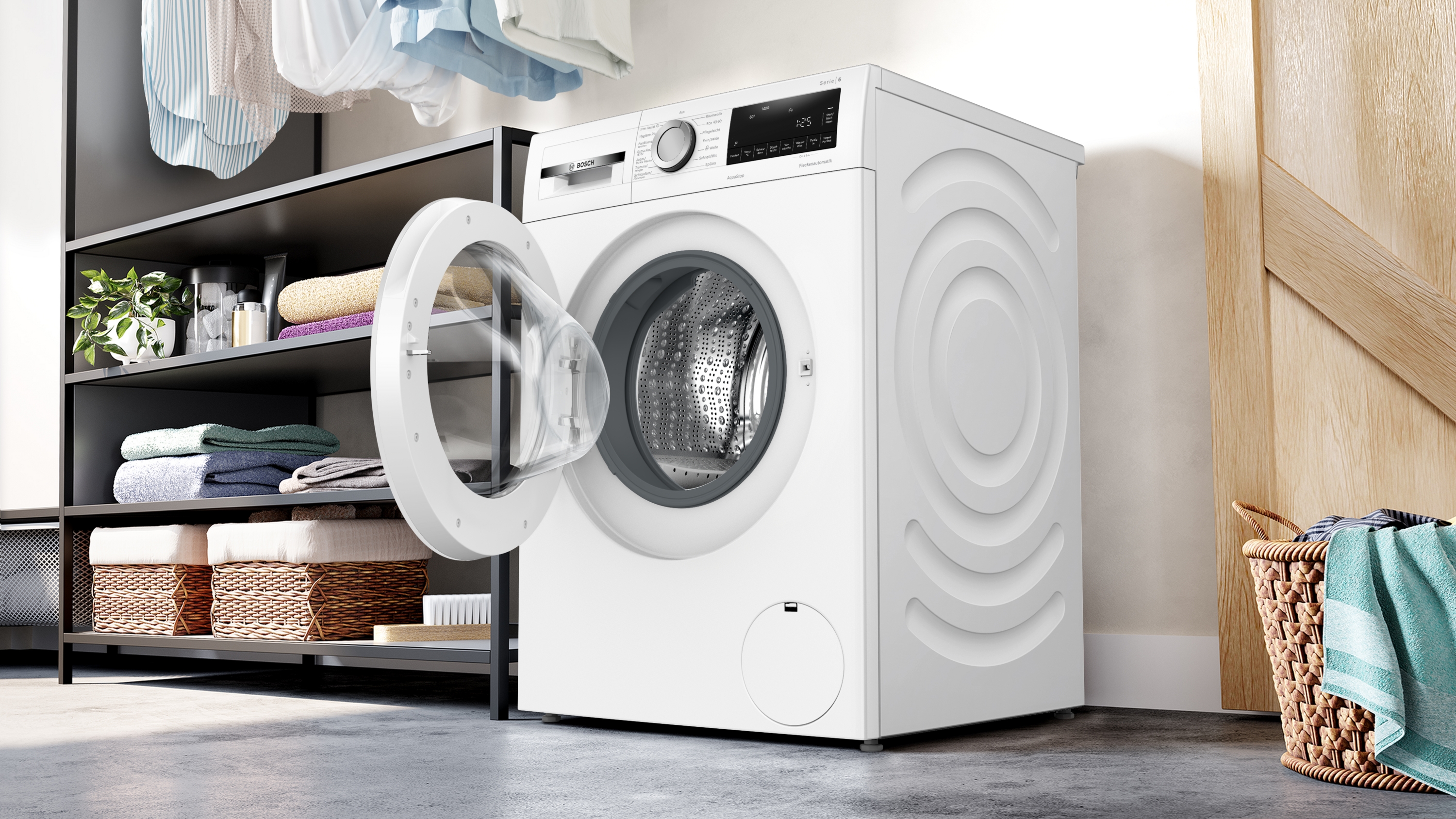 Bosch WGG244Z9F4 Waschmaschine | 9 kg | 1400 U/min | Iron Assist | Speed Perfect | EEK A | 70 dB
