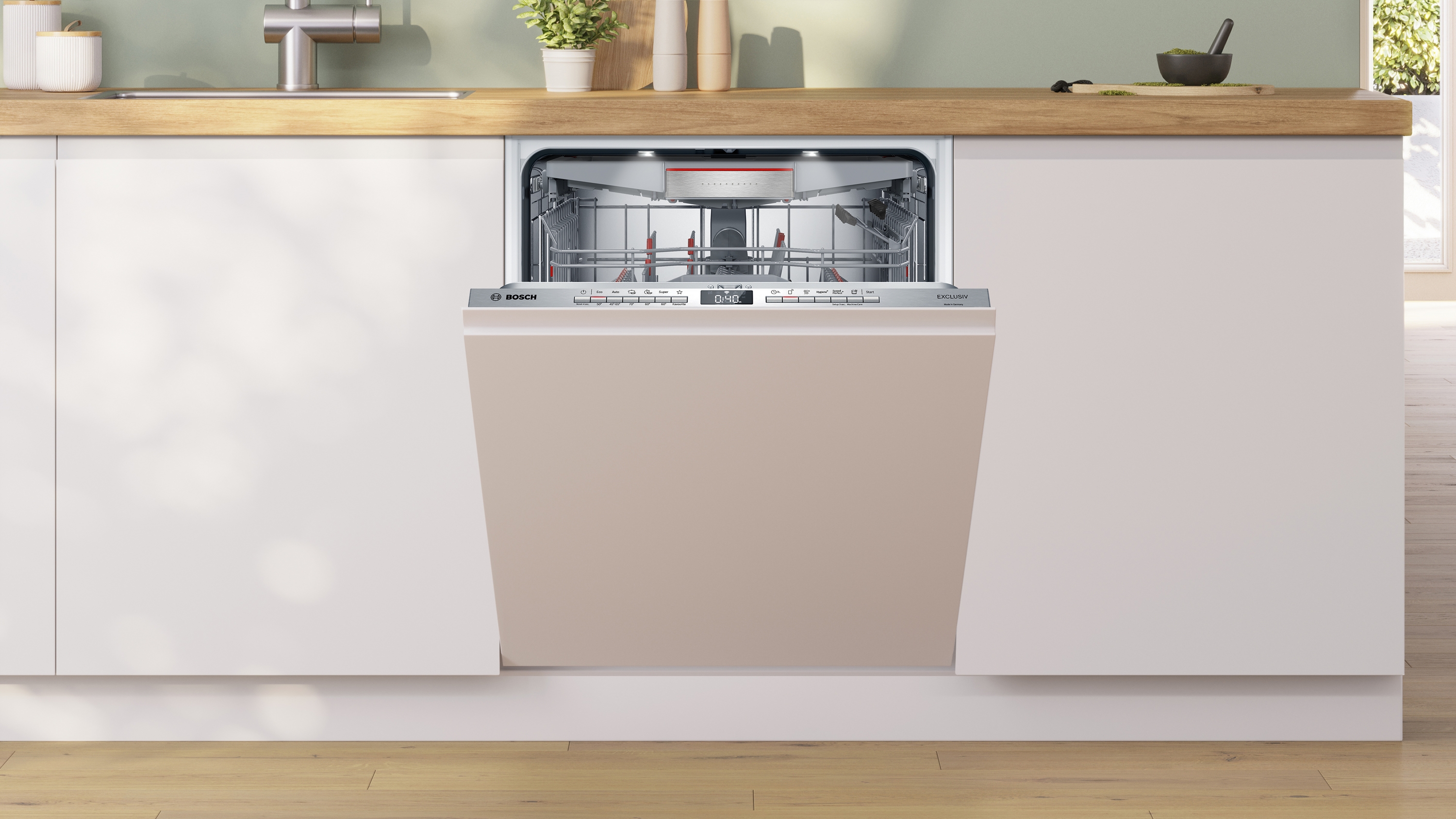Bosch SMV6YCX0ME Geschirrspüler vollintegr. | Perfect Dry | Extra Clean Zone | Time Light | 40 dB