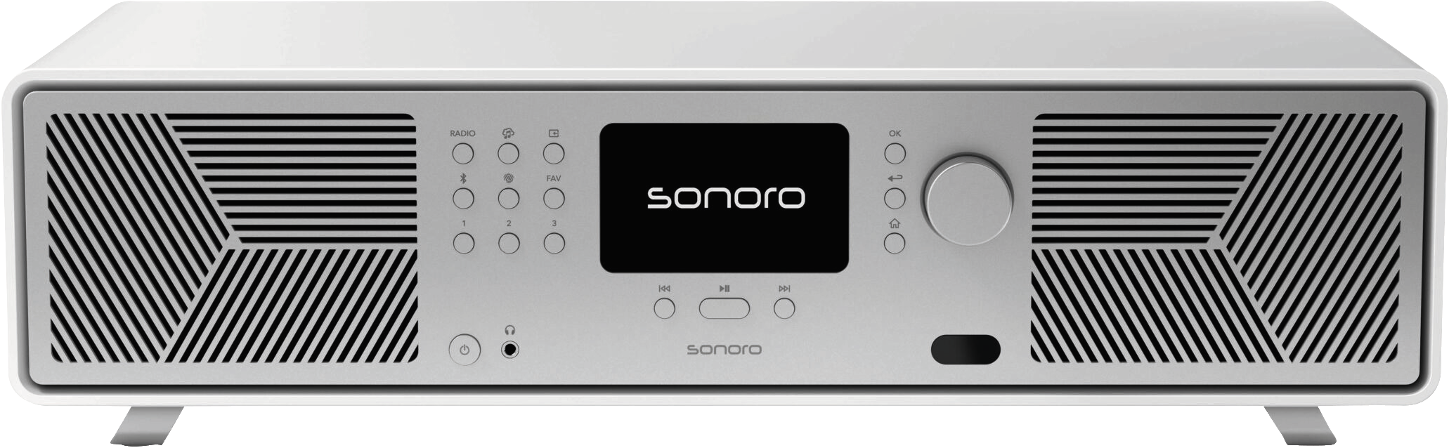 Sonoro AVATON | DAB+/UKW-Radio | Internet-Radio | Bluetooth | 4" Display