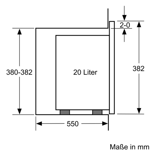 bfl524ms0_8 Bosch BFL524MS0 Einbau-Mikrowelle, Serie 6 Unbenutztes Vorführgerät