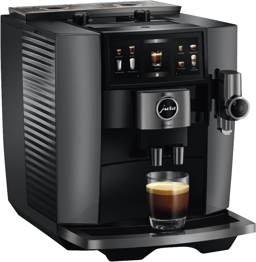 JURA J10 twin (EA) Diamond Onyx | Kaffeevollautomat | 2 Mahlwerke | 15 bar | 1,9 l Tank