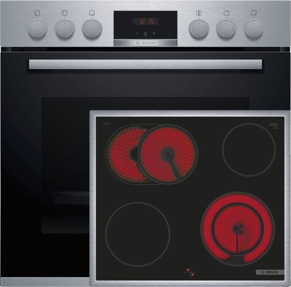 1382097 Bosch HND431ES62 Einbau-Herd-Set mit E-Kochfeld Aussteller