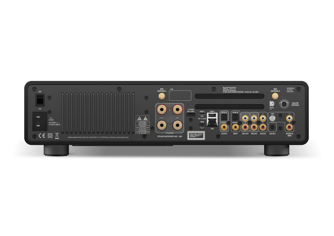 Sonoro Maestro Quantum Stereo Netzwerk-Verstärker