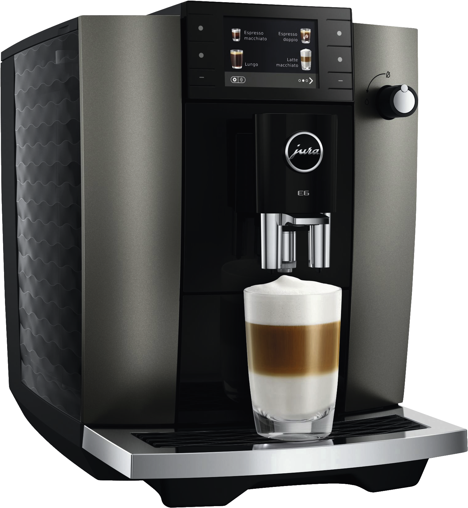JURA E6 (ED) Dark Inox | Kaffeevollautomat | 15 bar | 1,9l Tank