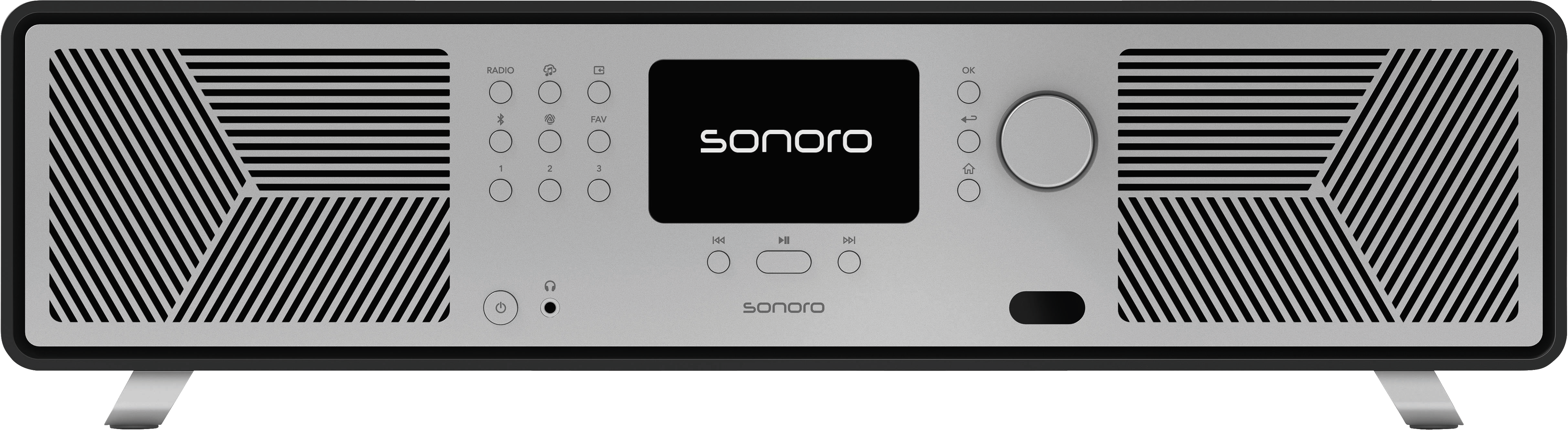 Sonoro AVATON | DAB+/UKW-Radio | Internet-Radio | Bluetooth | 4" Display