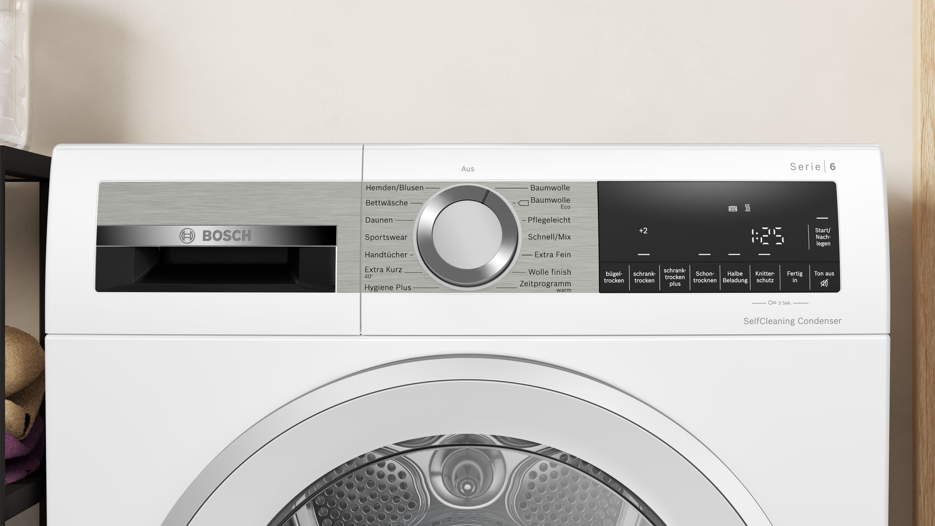 Bosch WQG235D90 Wärmepumpentrockner | 8 kg | Auto Dry | Selbstr. Kondensator | EEK C