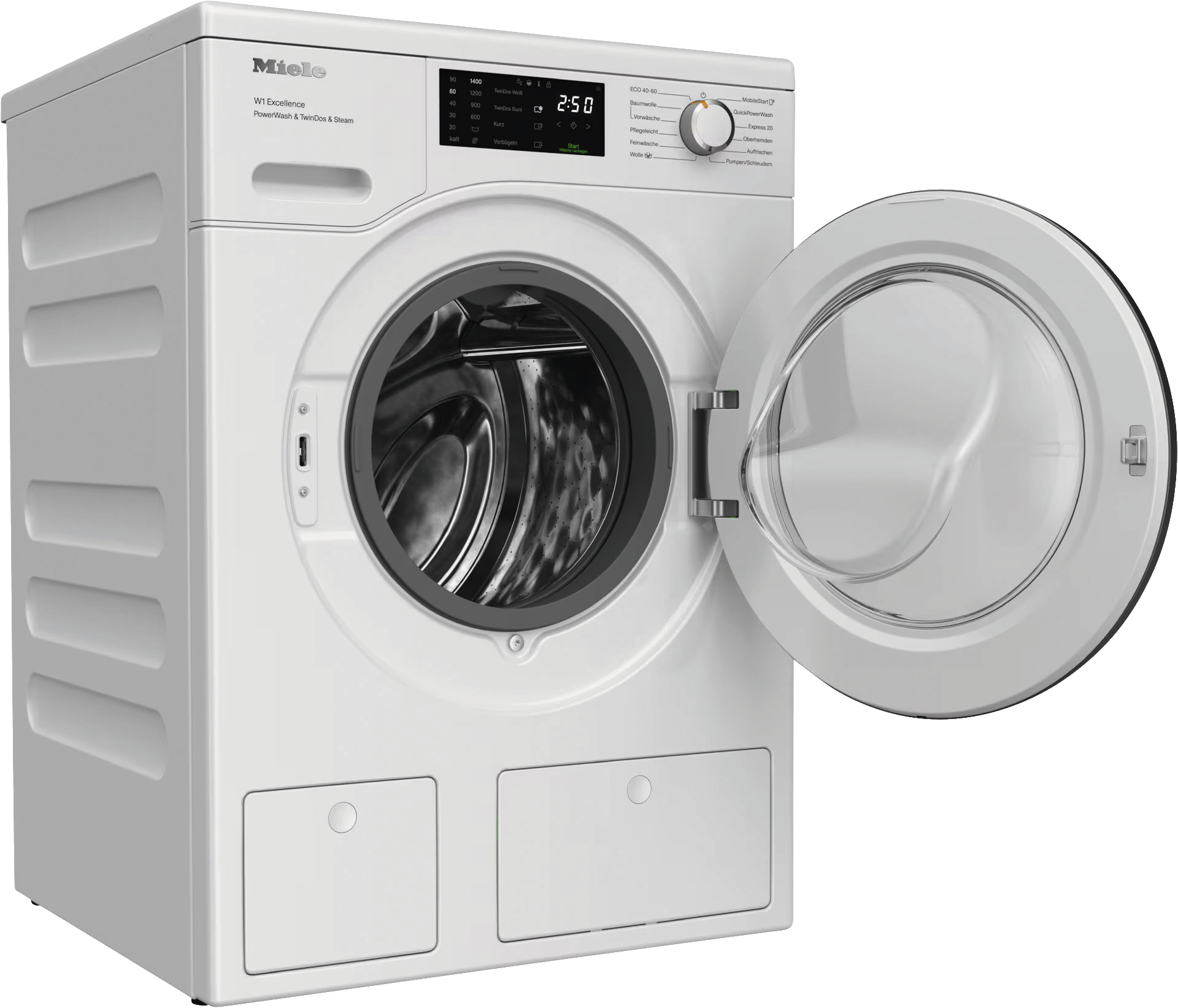 Miele WEG 885 WPS | W1 | 9 kg | QuickPowerWash | SteamCare | TwinDos | EEK A
