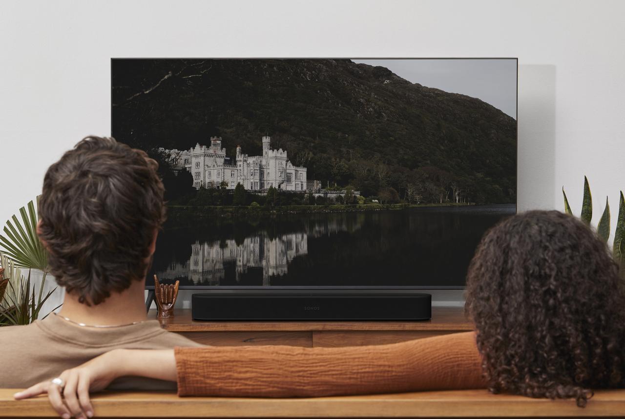 Sonos Beam (2. Generation) Smart Soundbar mit Amazon Alexa Sprachsteuerung und Dolby Atmos