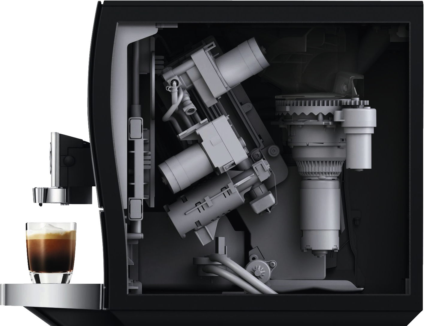 JURA Z10 (EB) Diamond Black | Kaffeevollautomat | 15 bar | 2,4 l Tank
