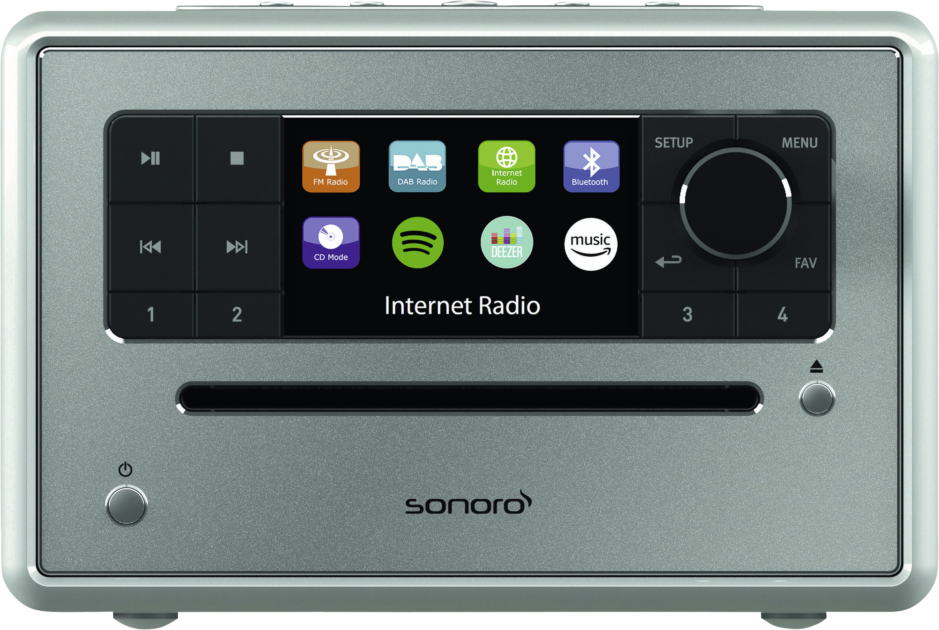 Sonoro ELITE | DAB+/UKW/Internet-Radio | CD-Player | 2,8" Display | Bluetooth