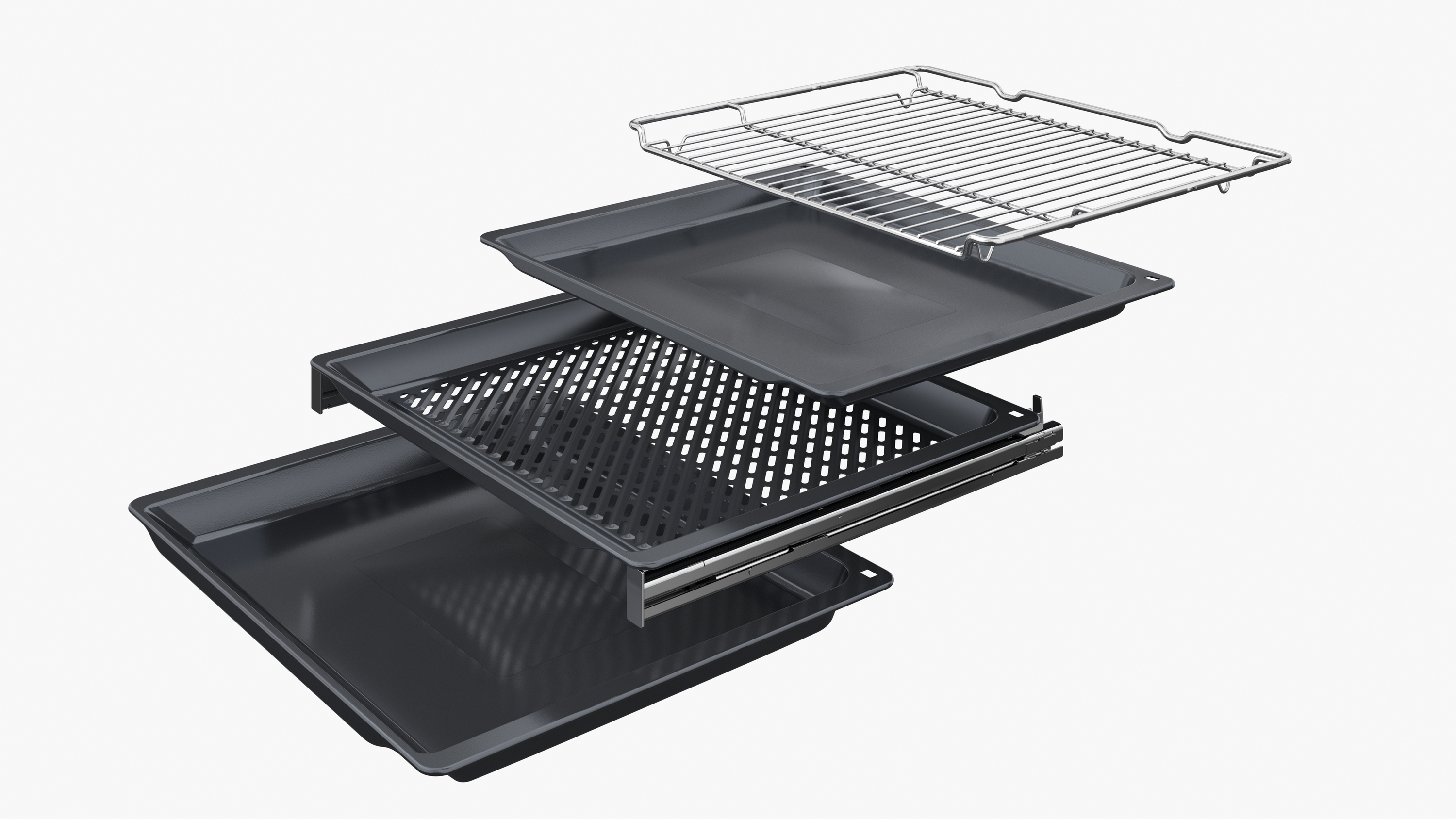 Bosch HBG378AB4 Einbau-Backofen | EEK A+ | Schwarz | AirFry | 3D-Heißluft