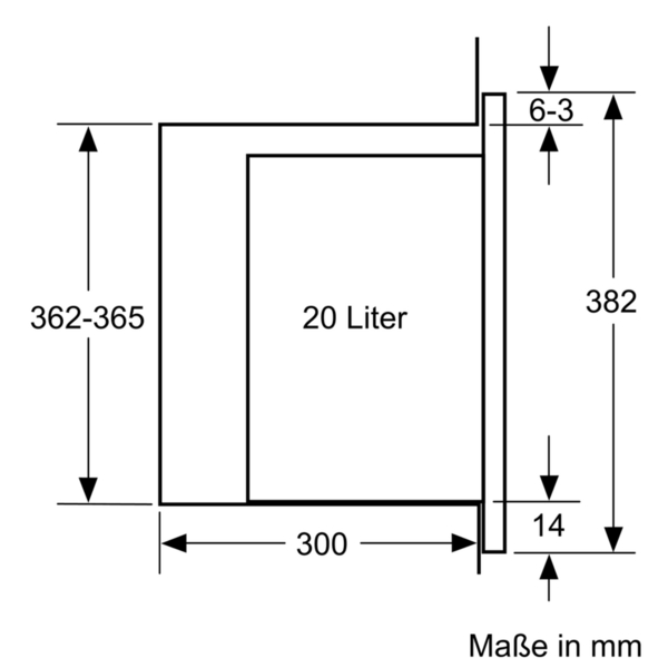Bosch BFL524MS0 Einbau-Mikrowelle, Serie 6 Aussteller