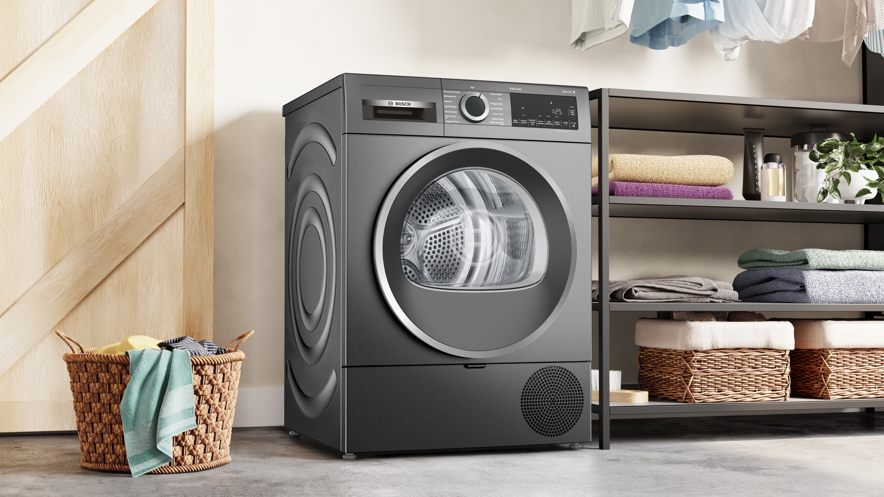 Bosch WQG233DR91 Wärmepumpentrockner | 9 kg | Auto Dry | EasyClean-Filter | EEK C | 64 dB