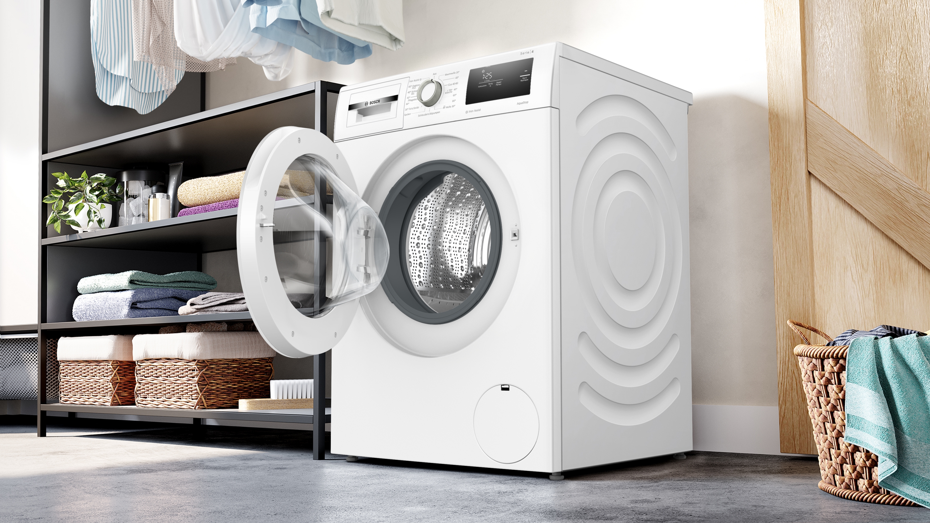 Bosch WAN28095 Waschmaschine | 8kg | 1400 U/min | Iron Assist | EEK A | 71dB