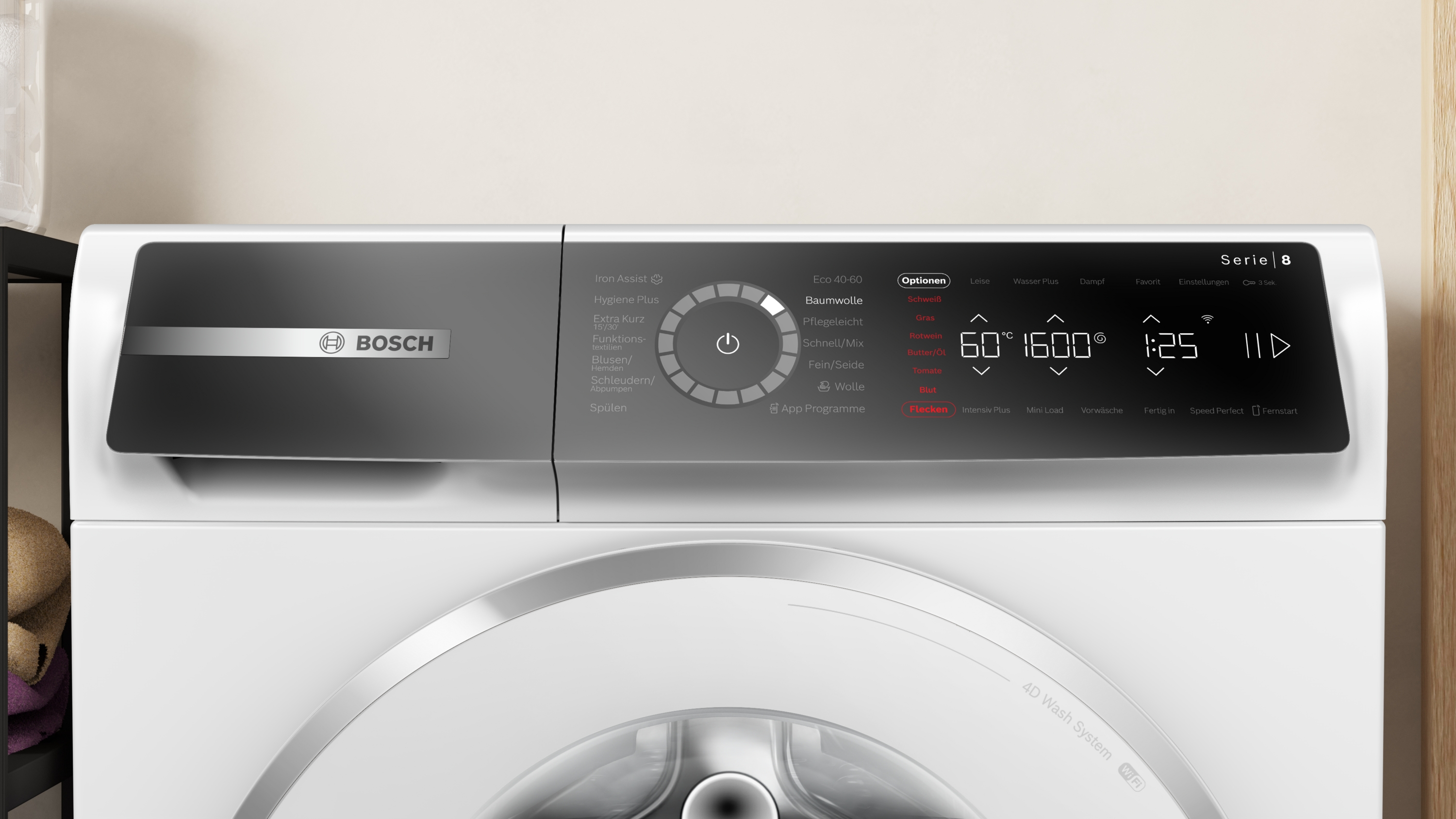 Bosch WGB266092 Waschmaschine | 11kg | 1600 U/min | EEK A | Iron Assist | Dampf Option | 72dB