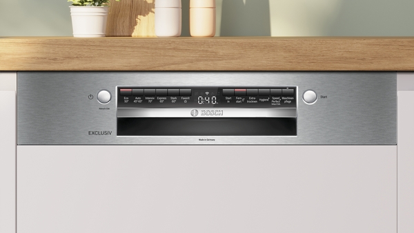 Bosch SMI4EBS01 Teilintegrierter Geschirrspüler, Serie 4