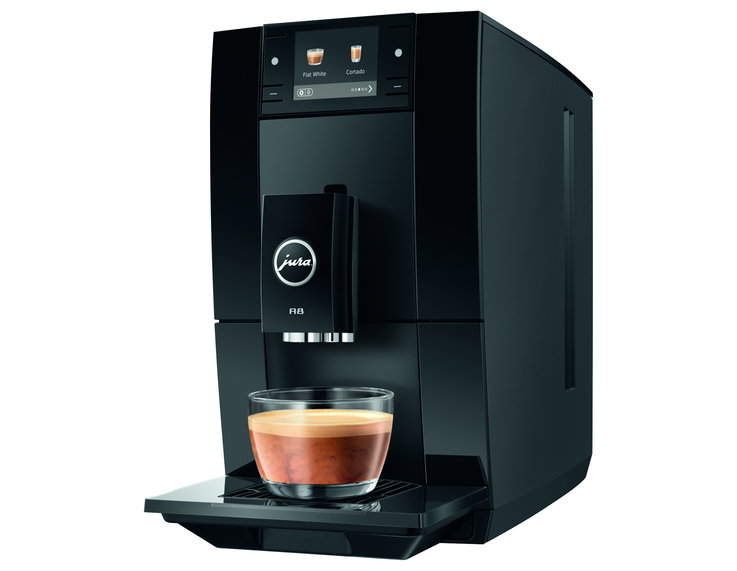 JURA A8 (EA) Piano Black | 15 bar | 0,8 l Tank