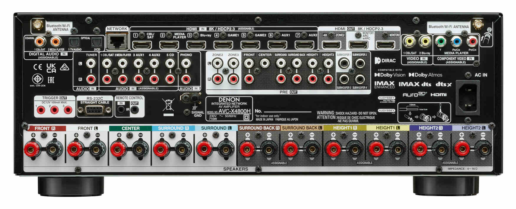 Denon AVC-X4800H 9.4 Kanal 8K-AV-Receiver