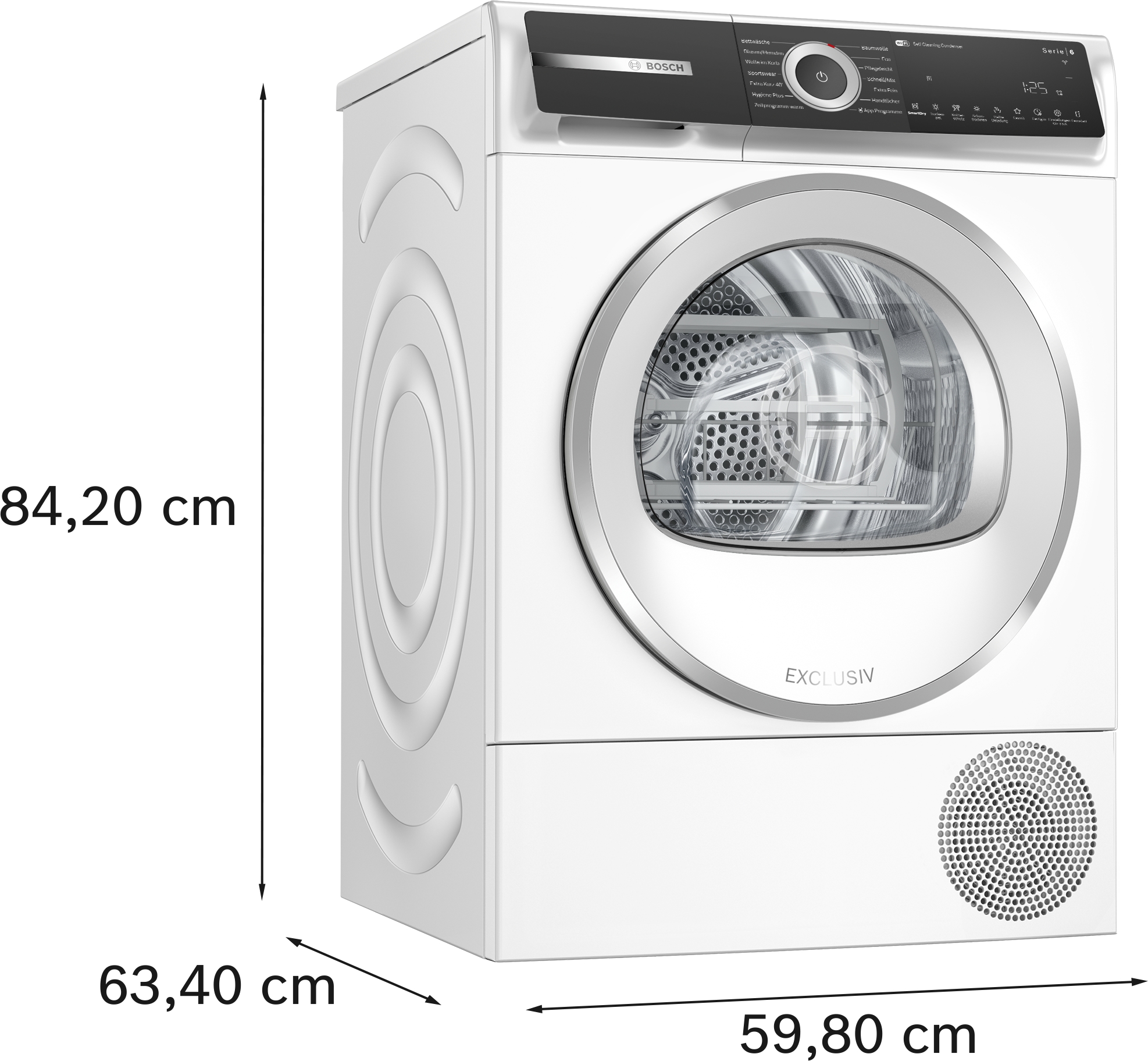 Bosch WQH245B90 Wärmepumpentrockner | 9 kg | Auto Dry | Smart Dry | Selbstr. Kondensator | EEK C