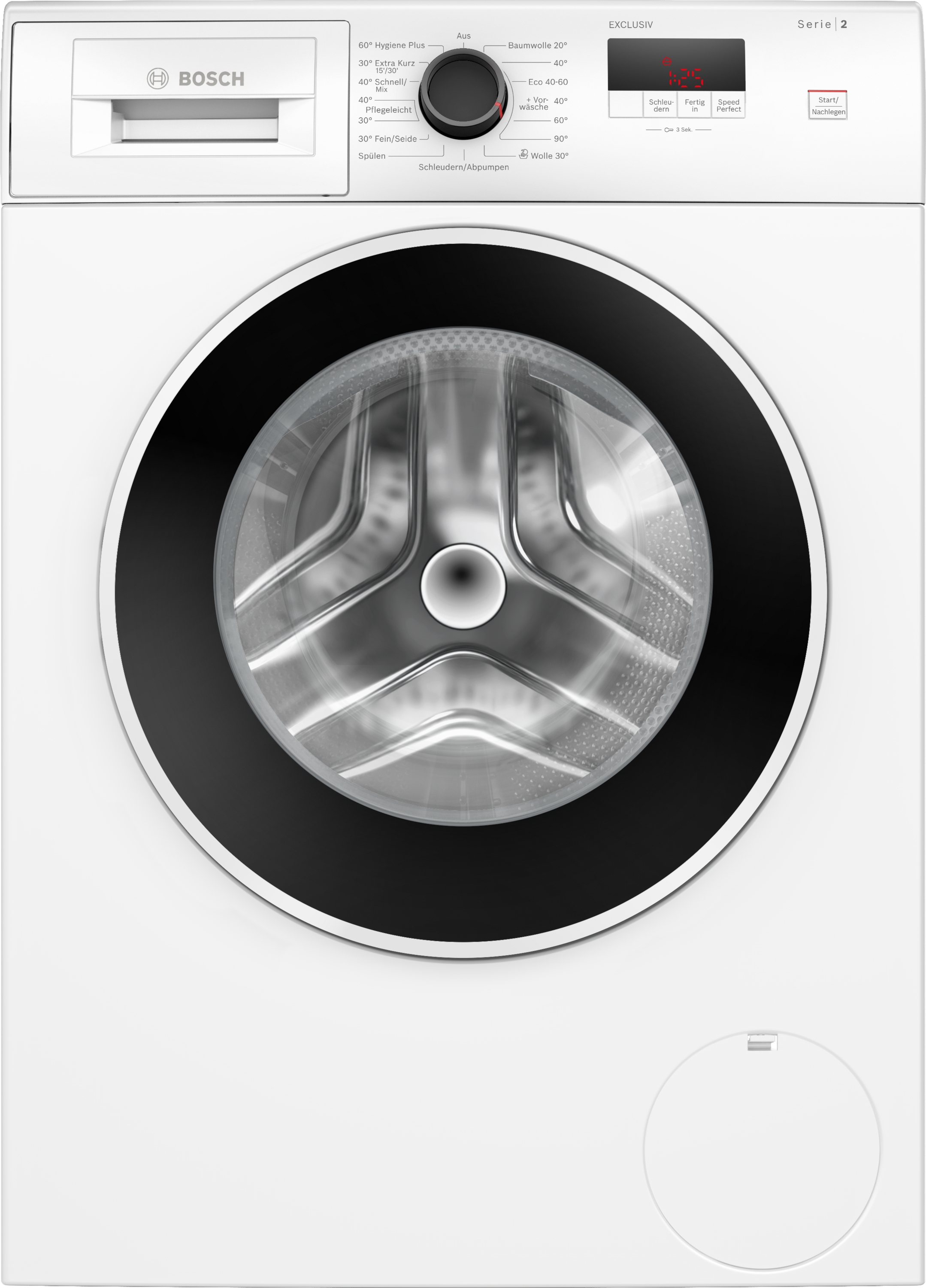 Bosch WGE02490 Waschmaschine | 7kg | 1400 U/min | Speed Perfect | EEK A | 70dB