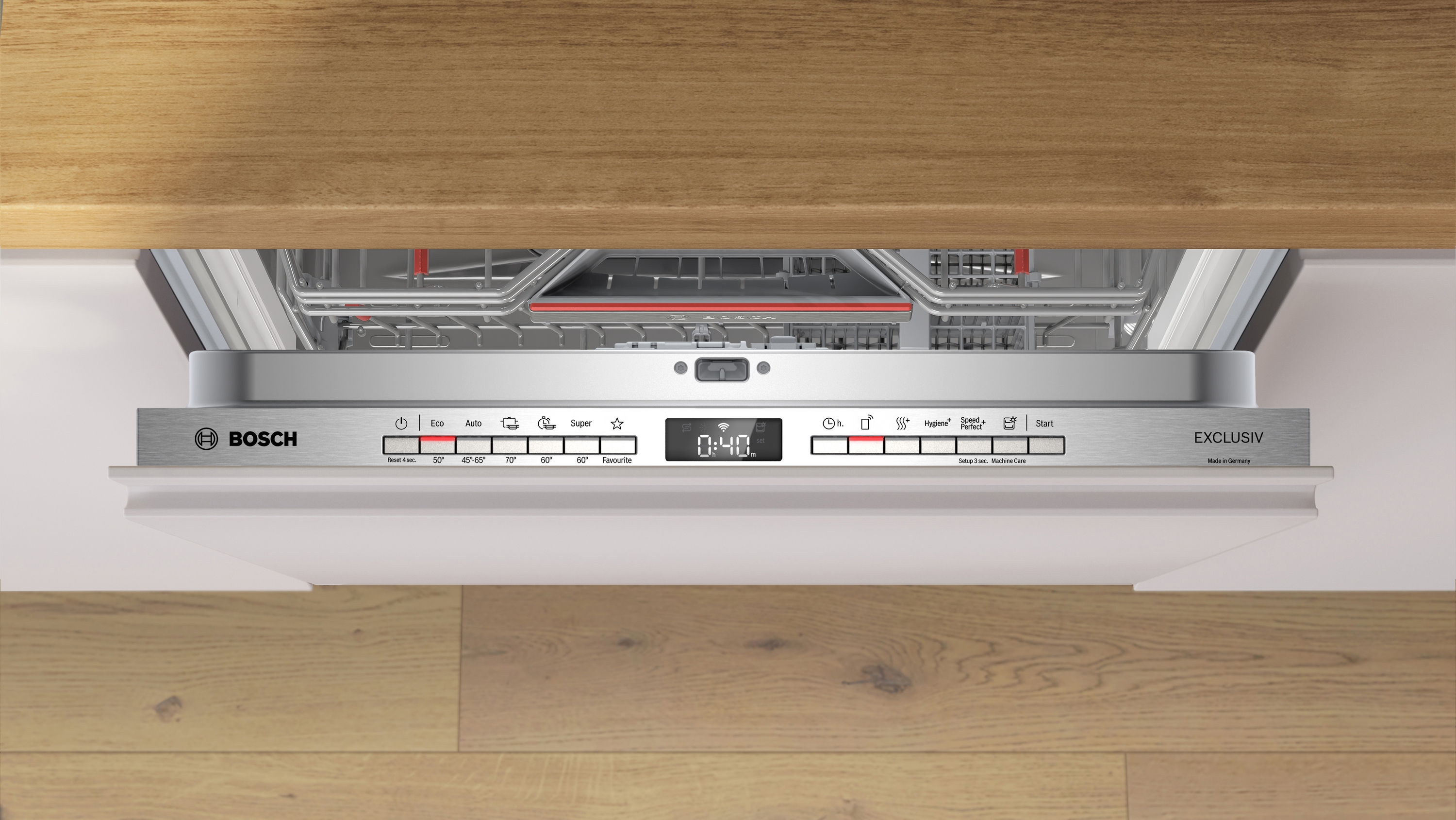 Bosch SBV4EBX0ME XXL Geschirrspüler vollintegr. | Max Flex Körbe | Info Light | Efficient Dry