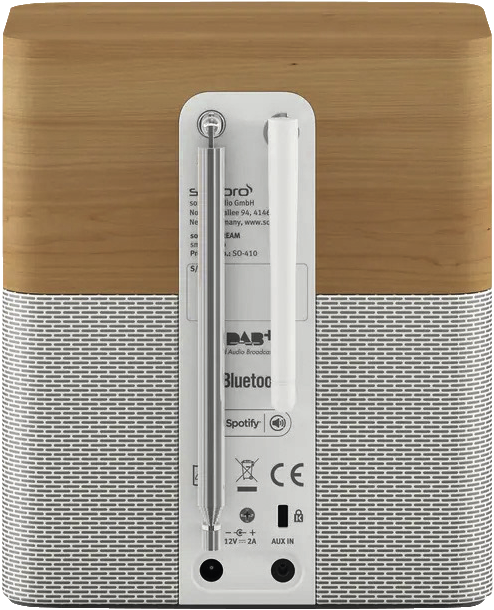 Sonoro STREAM | DAB+/UKW/Internet-Radio | 2,4" Display | Bluetooth | Spotify Connect