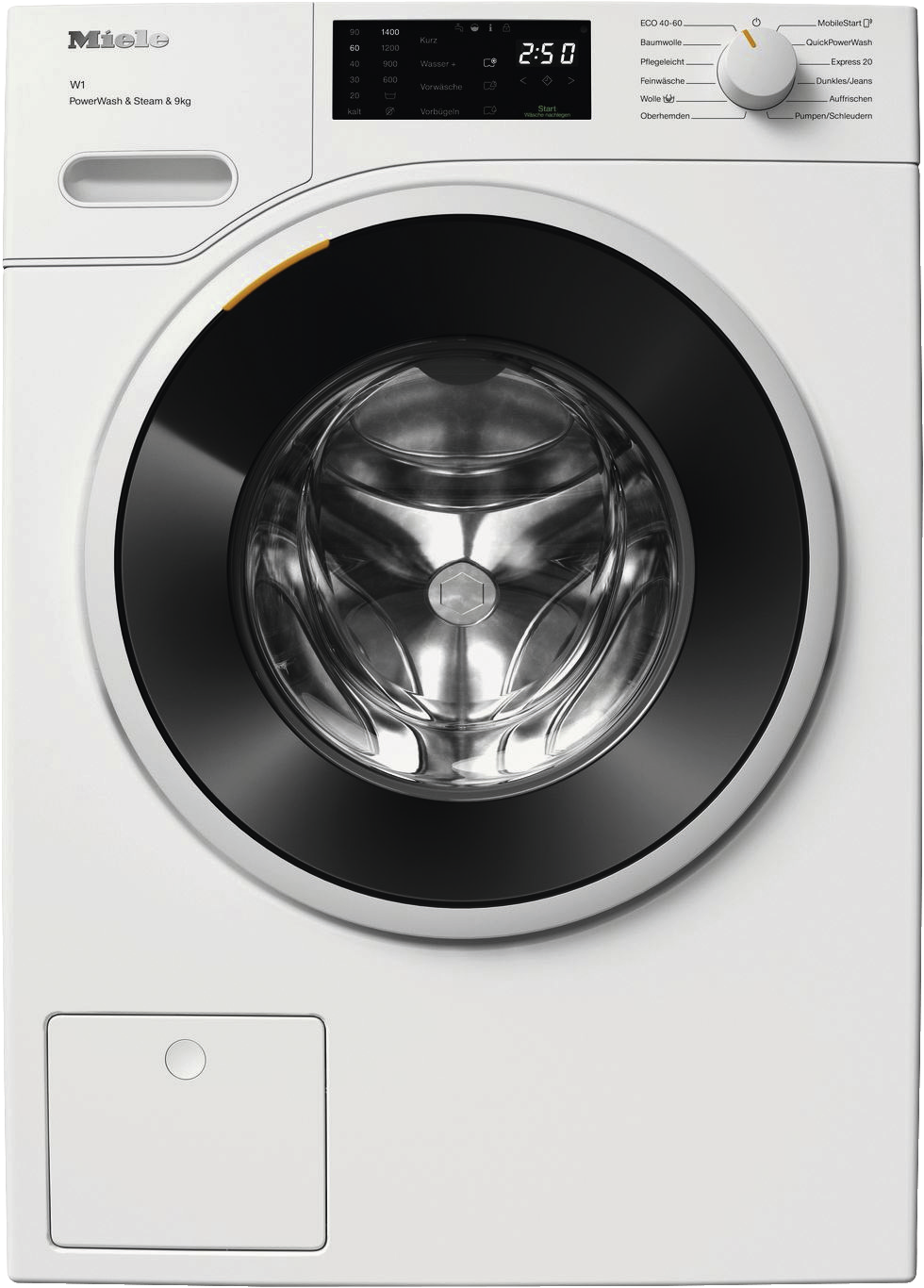 Miele WWD 380 WPS | W1 | 9 kg | 1.400 U/min | 72 dB | QuickPowerWash | SteamCare | EEK A