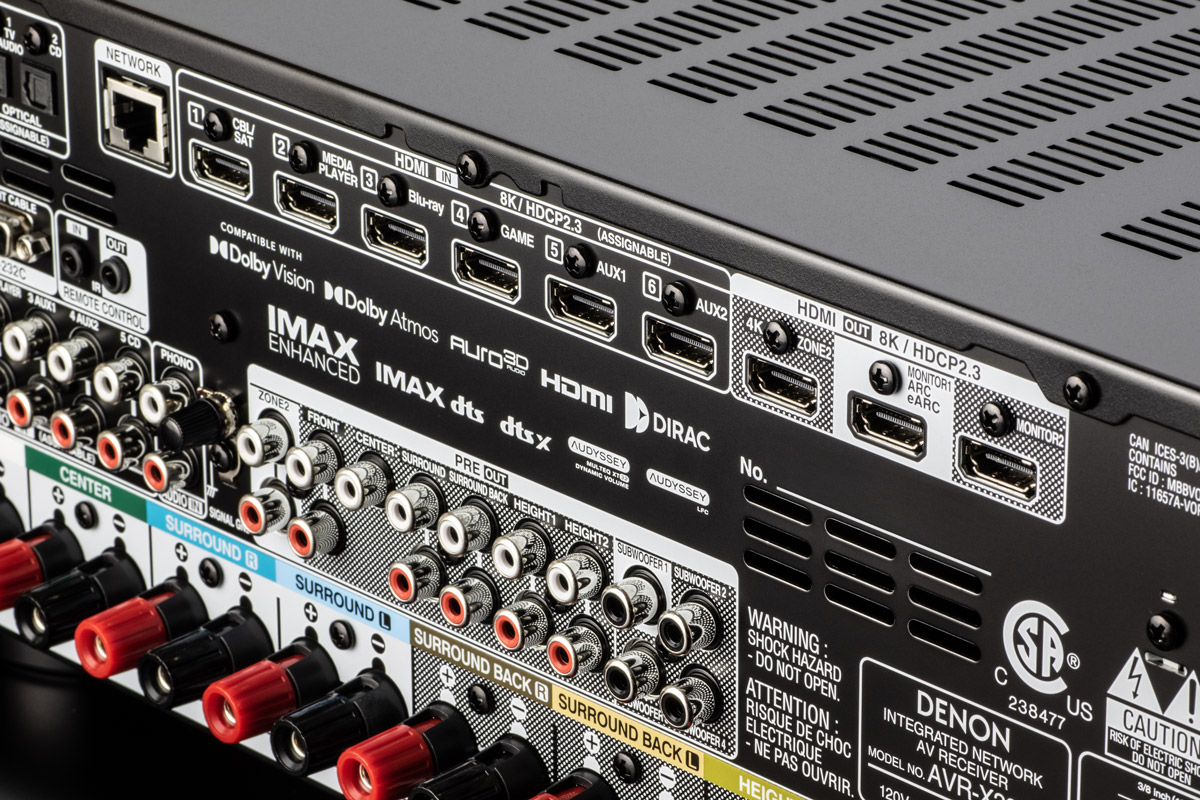 Denon AVC-X3800H 9.4 Kanal 8K AV-Receiver
