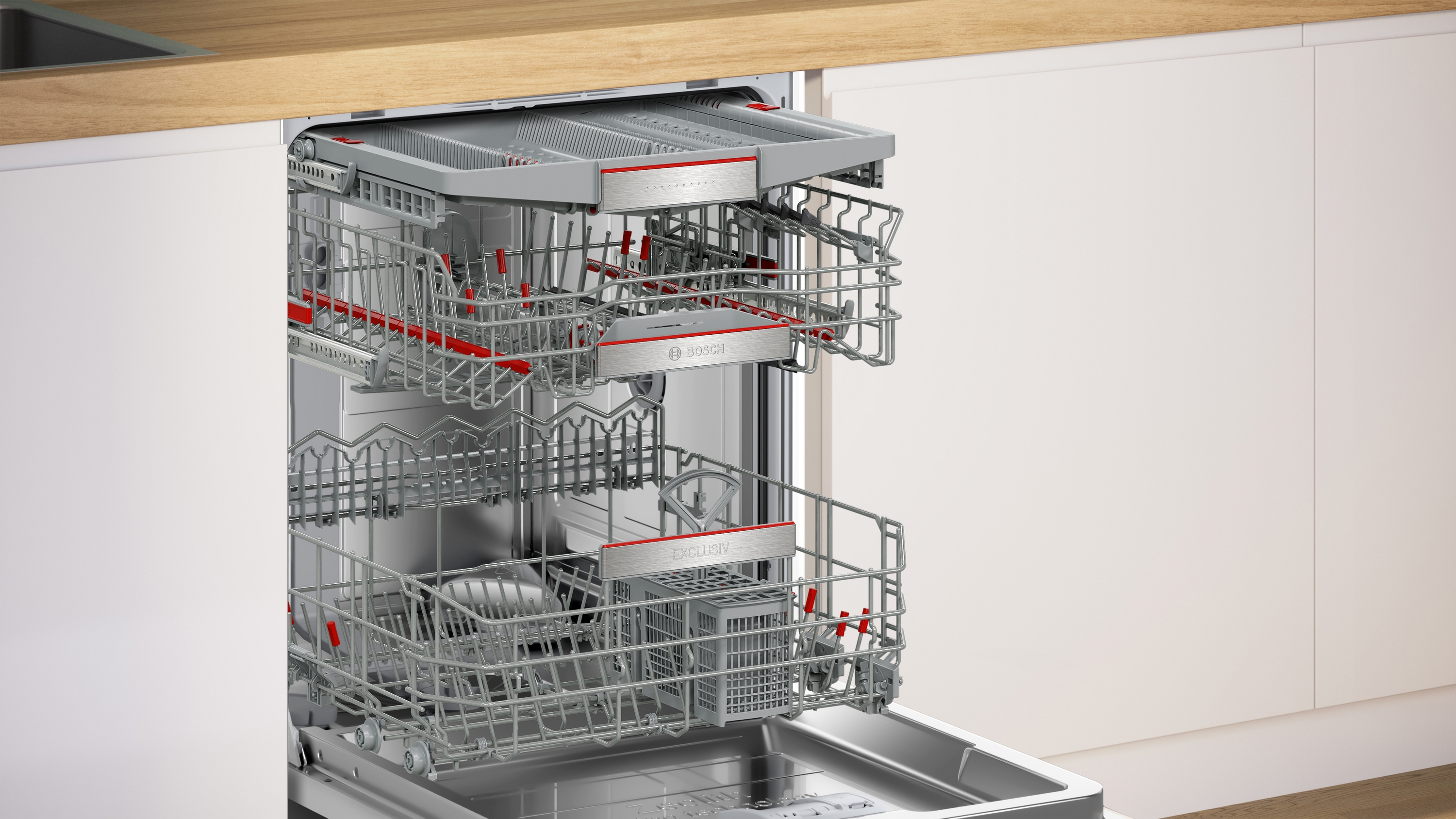 Bosch SBV6YCX0ME XXL Geschirrspüler vollintegr. | 60 cm | Max Flex Pro Körbe | Time Light | PerfectDry