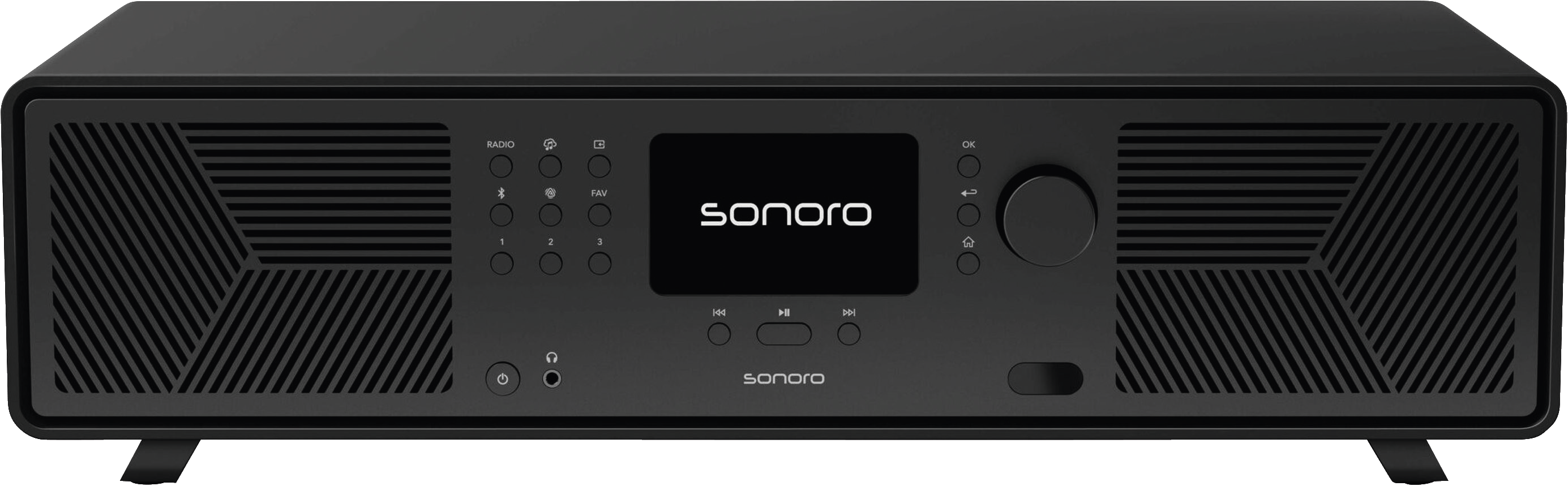 Sonoro AVATON | DAB+/UKW-Radio | Internet-Radio | Bluetooth | 4" Display