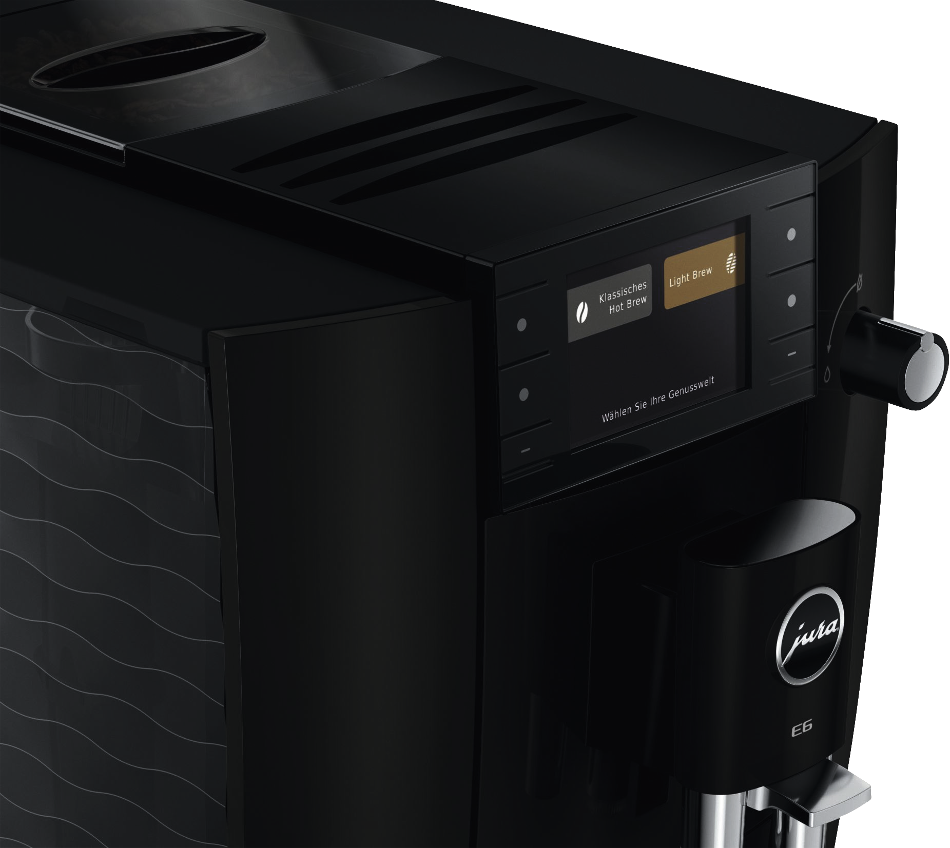JURA E6 (ED) Piano Black | Kaffeevollautomat | 15 bar | 1,9 l Tank
