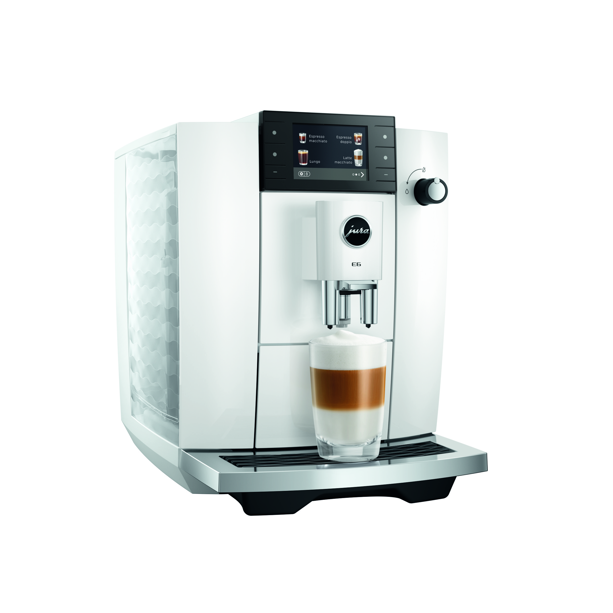 JURA E6 (ED) Piano White | 15 bar | 1,9 l Tank