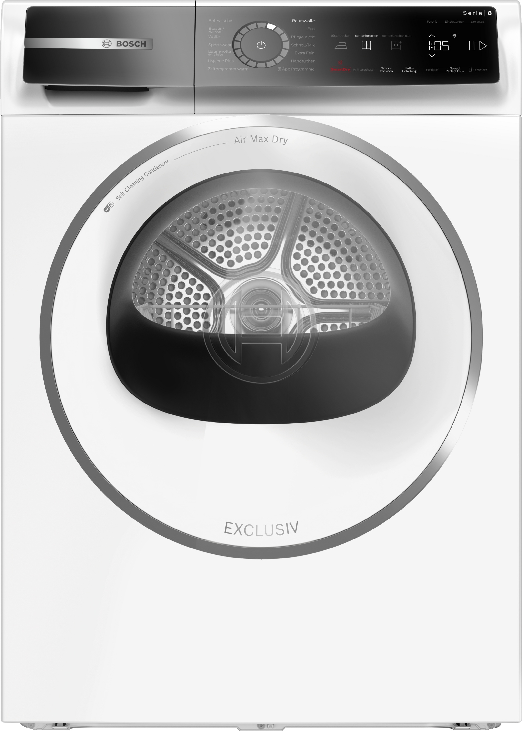 Bosch WRB247C90 Wärmepumpentrockner | 9 kg | Auto Dry | Air Max Dry | Cool Dry | Selbstr. Kondensator