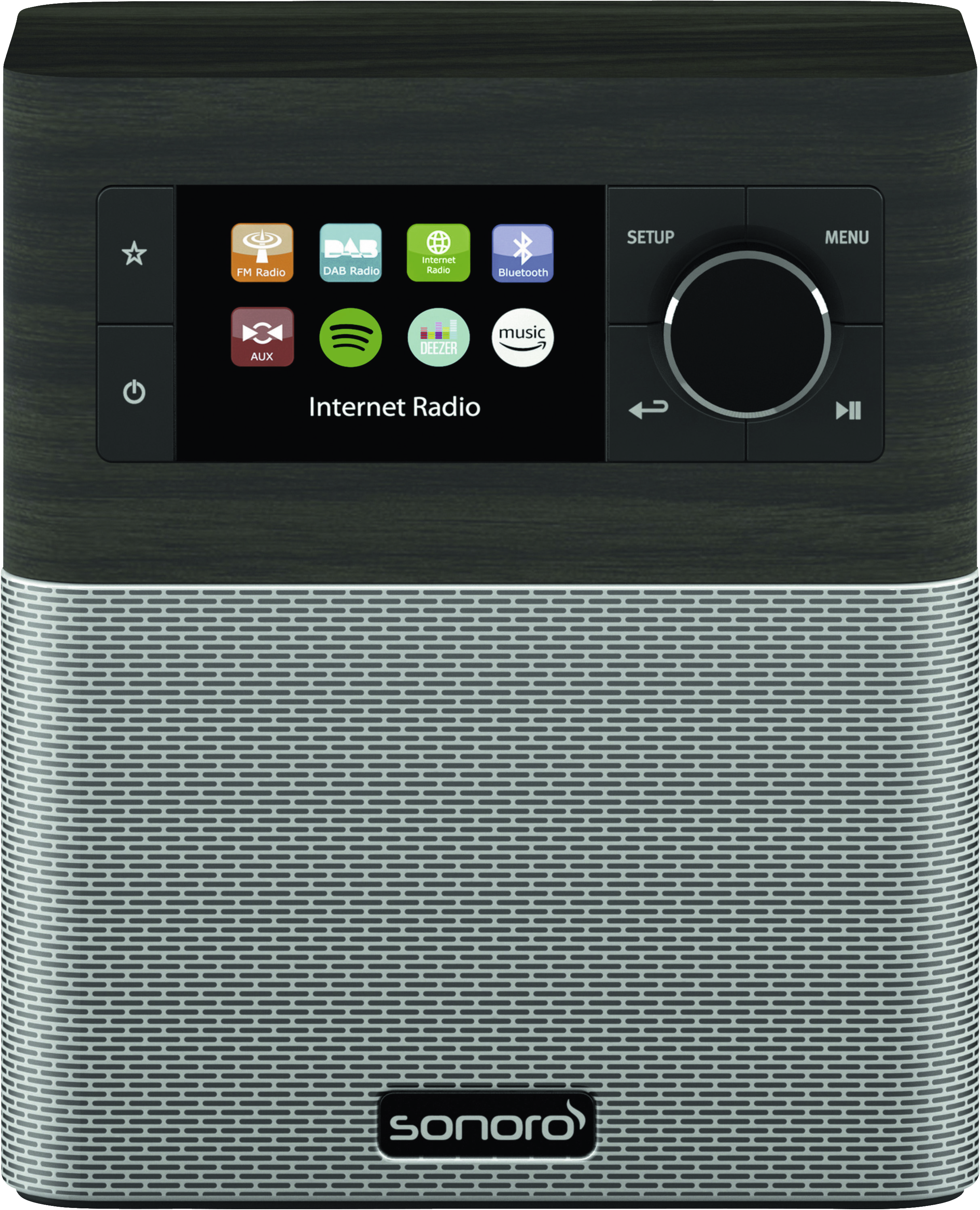 Sonoro STREAM | DAB+/UKW/Internet-Radio | 2,4" Display | Bluetooth | Spotify Connect