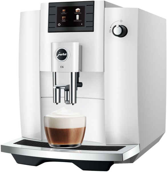 JURA E6 (EC) Piano White Kaffeevollautomat