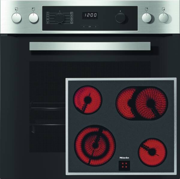 Miele TwinSet Comfort Einbau-Herd-Set (H2269-1 E Active + KM6003 LPT)